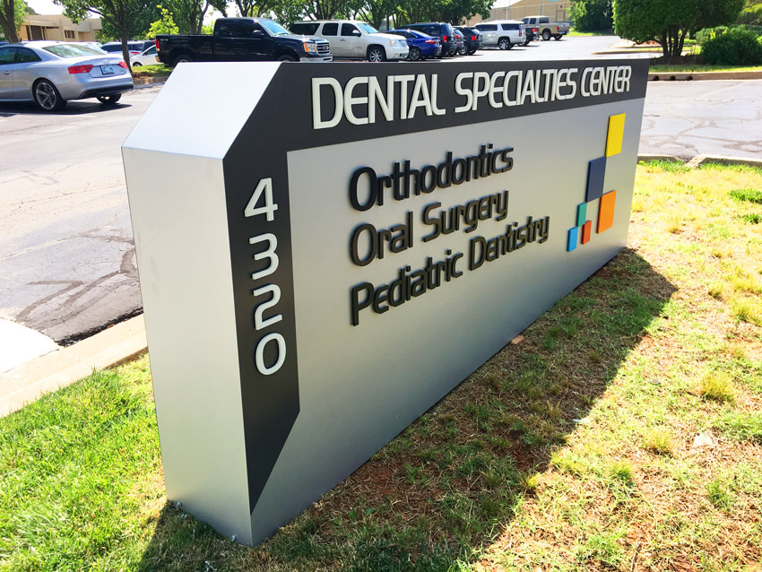 New Monument Sign Goes Live for Dental Specialties Center