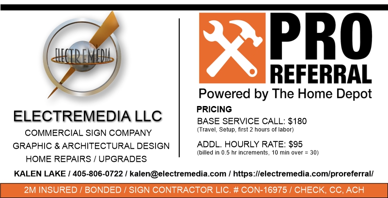 Electremedia Home Depot ProReferral Page