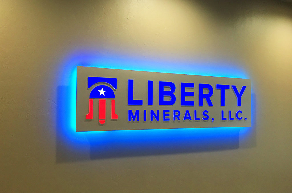 New Reception and Lounge Area Signs for Mineral Co.