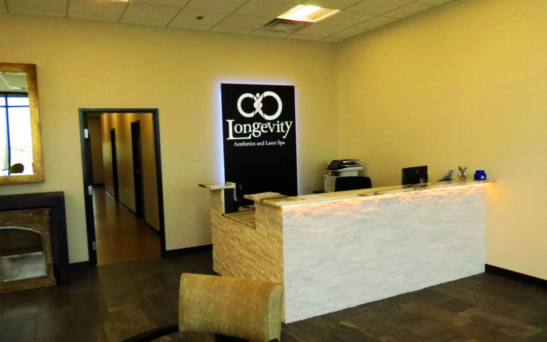 New Illuminated Sign for Laser Spa Reception Area