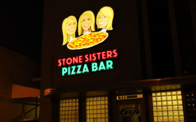 Custom Signs and Graphics for Stone Sisters Pizza Bar