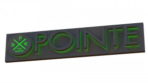 Better 3D rendering of The Pointe design.